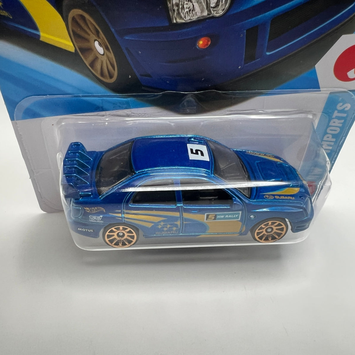 Hot Wheels Subaru Impreza WRX Blue Rally HW J-Imports 7/10 176/250 2026