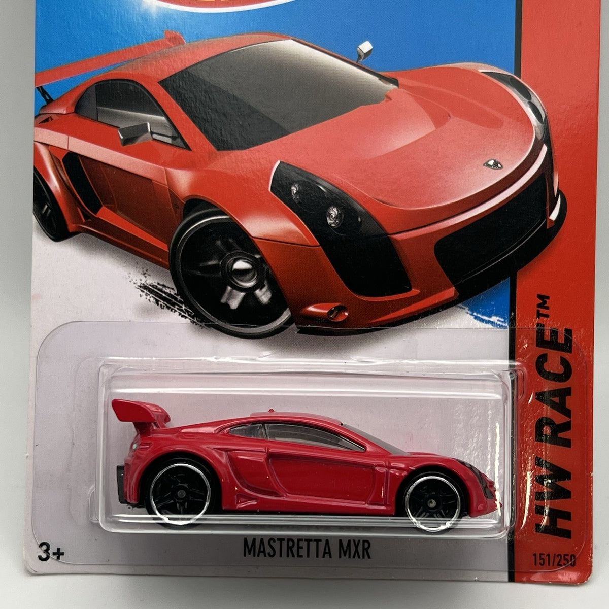 2015 Hot Wheels Mastretta MXR HW RACE 151/250 Red