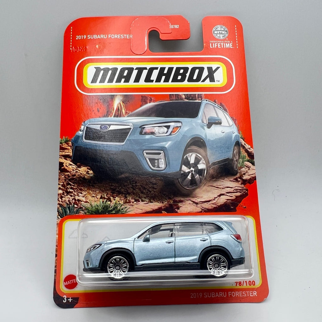 Matchbox 2019 Subaru Forester Light Blue 78/100 1:64 Diecast