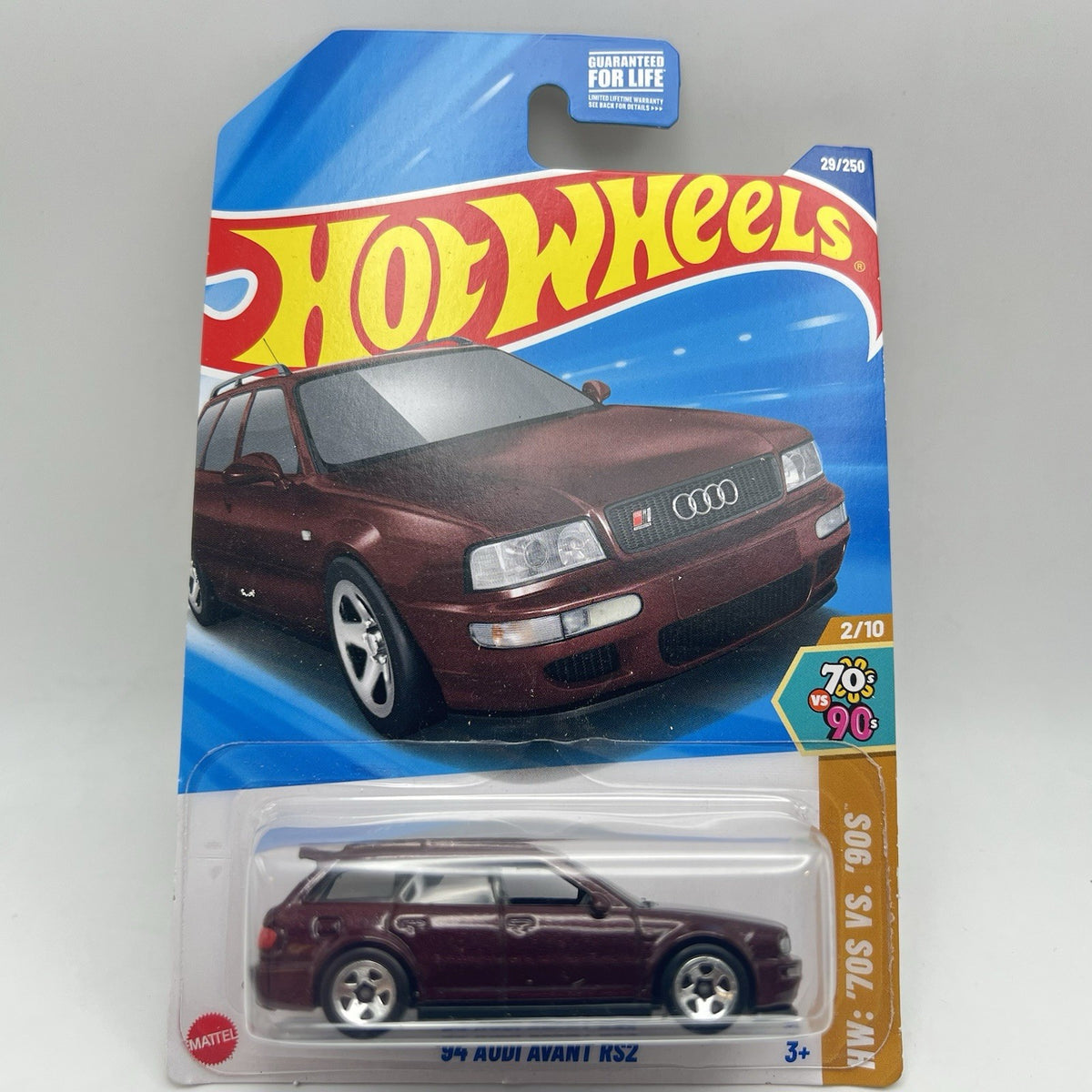 Hot Wheels 3 Diff '94 AUDI AVANT RS2 - Lot Of 3 - Maroon, Red, Blue