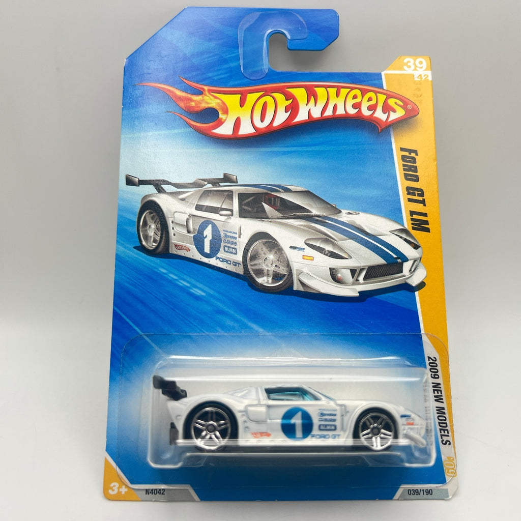 Hot Wheels Ford GT LM White 2009 New Models 39/42
