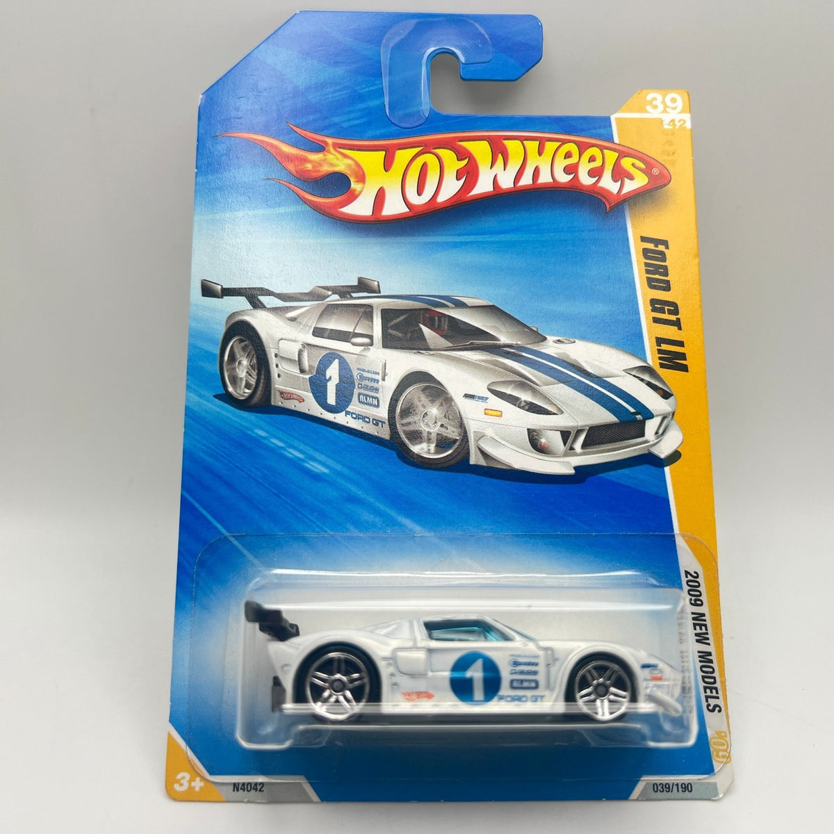 Hot Wheels Ford GT LM White 2009 New Models 39/42
