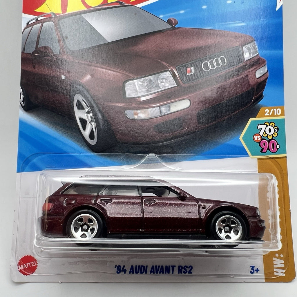 BRAND NEW HOTWHEELS ‘70s VS. ‘90s ‘94 AUDI AVANT RS2 2/10