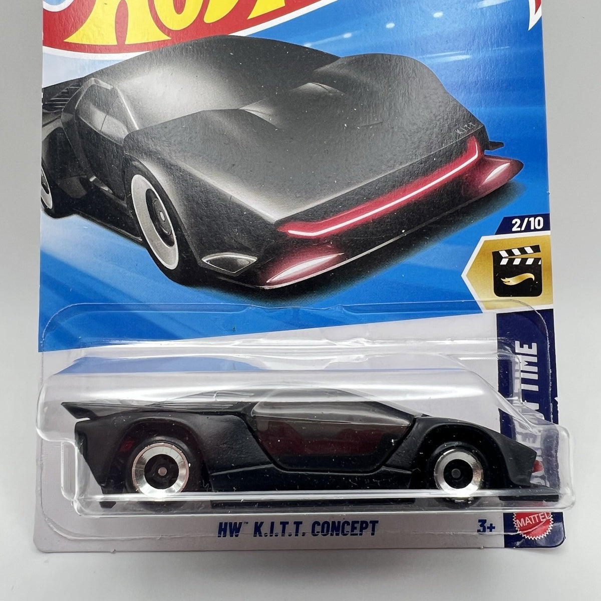 Hot Wheels Screen Time#2/10(28/250)Knight Rider HW KITT Concept Diecast. New