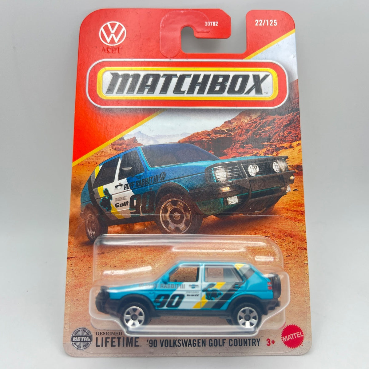 Matchbox 90 Volkswagen Golf Country 22/125 Teal 1:64 Diecast