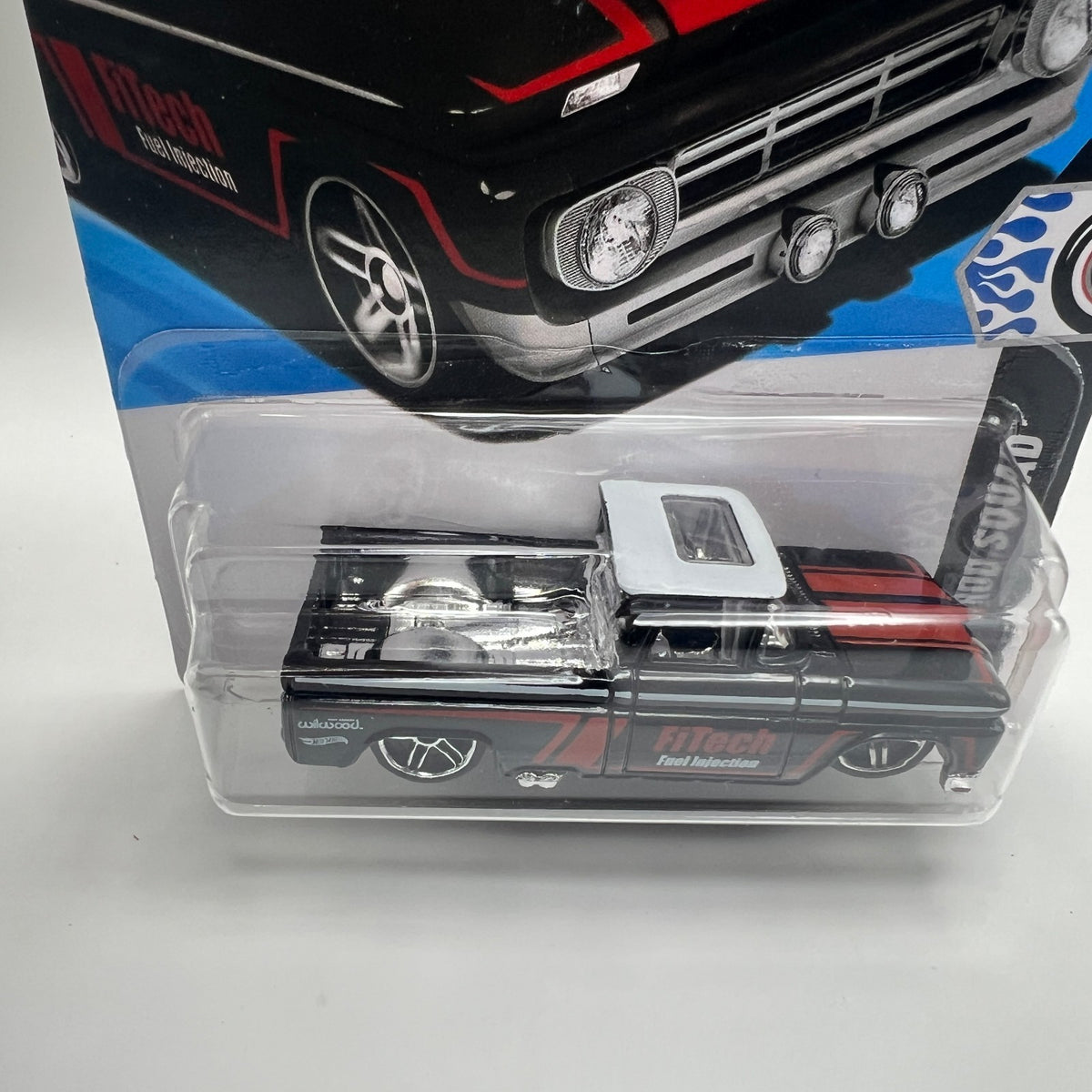 Hot Wheels Custom '62 Chevy Pickup Black 220/250 Rod Squad 8/10 2026