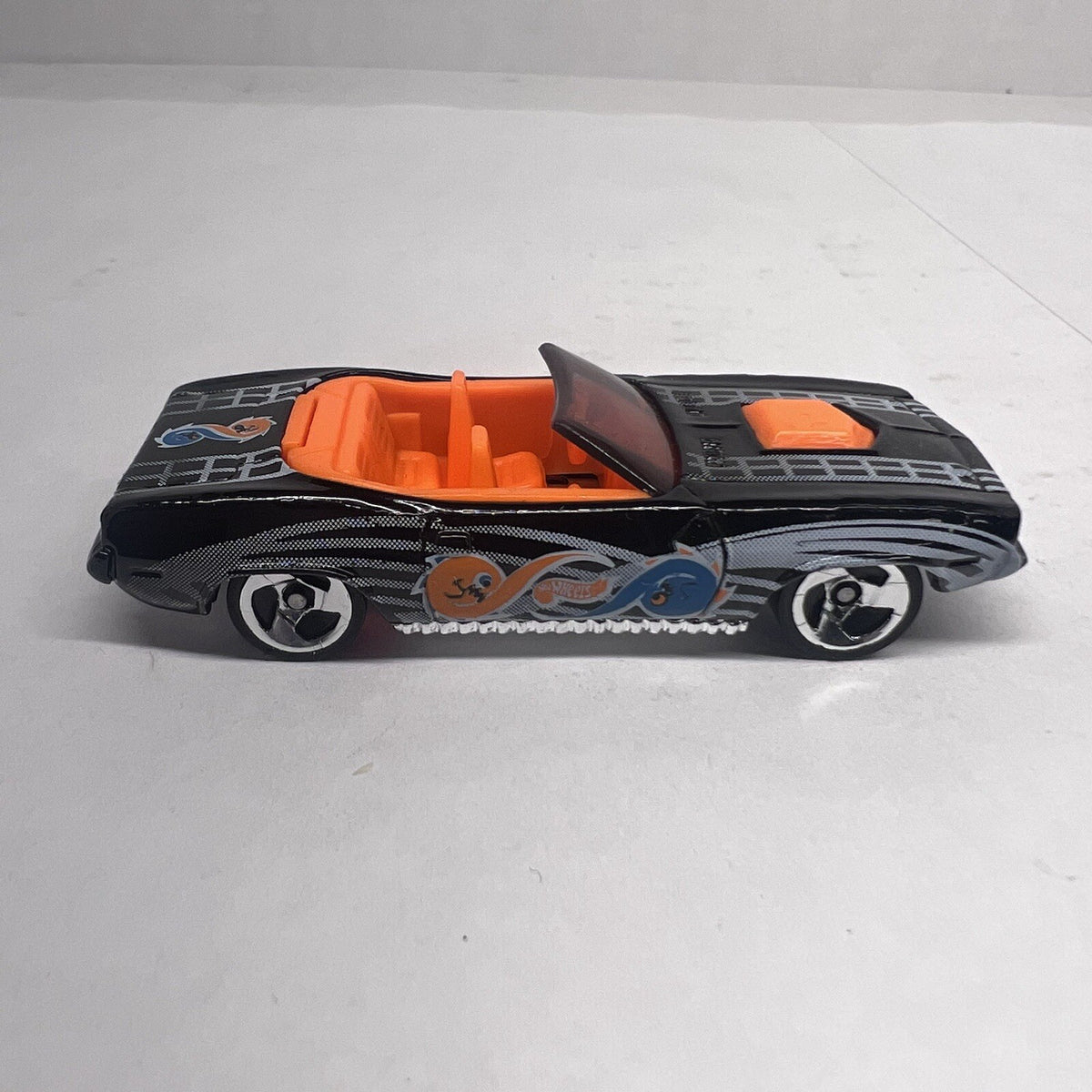 Hot Wheels 1970 KING CUDA Convertible Black C3S Variant 1/64