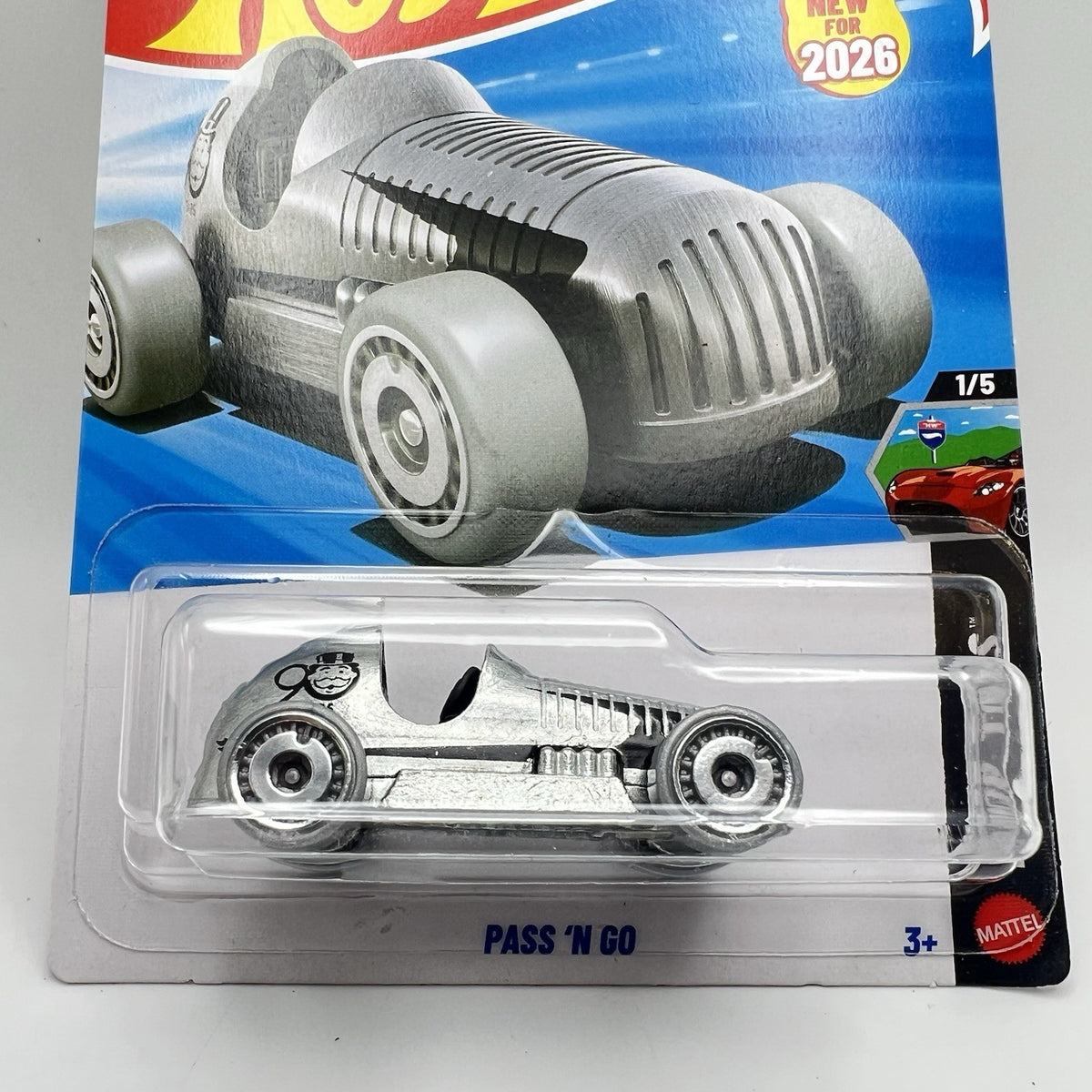Hot Wheels 2026 A Case Monopoly 90 Years Pass ‘N Go #1/5 New Casting For 2026