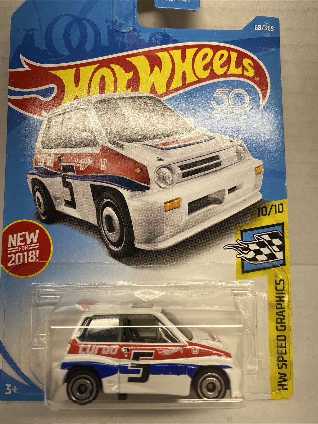 2018 Hot Wheels HW Speed Graphics '85 Honda City Turbo II #68