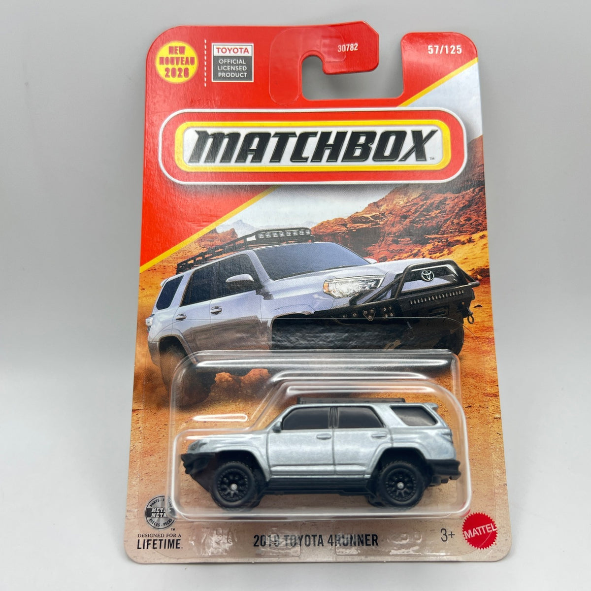 Matchbox 2019 Toyota 4Runner Silver 57/125 New 2026 Mainline