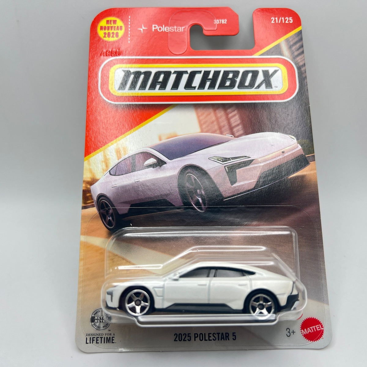 Matchbox 2025 Polestar 5 21/125 White 1:64 Diecast