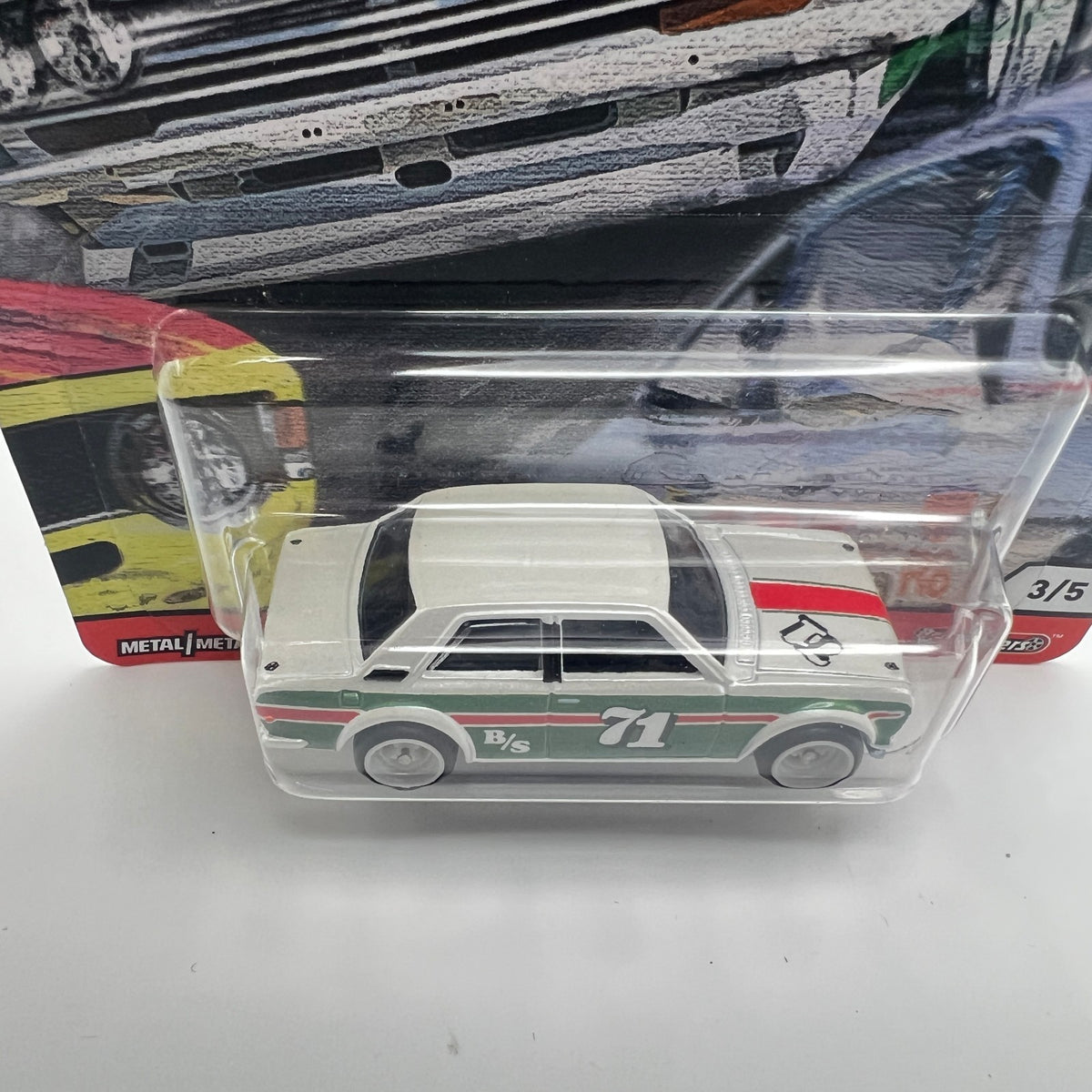 Hot Wheels Premium 71 Datsun 510 Car Culture Door Slammers 3/5 White