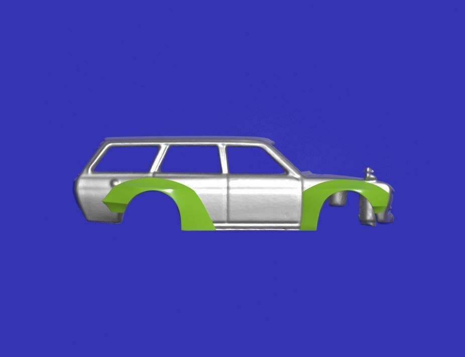 Pandem Style Wide Body Kit for Hot Wheels Datsun 510 Wagon or Sedan - Resin