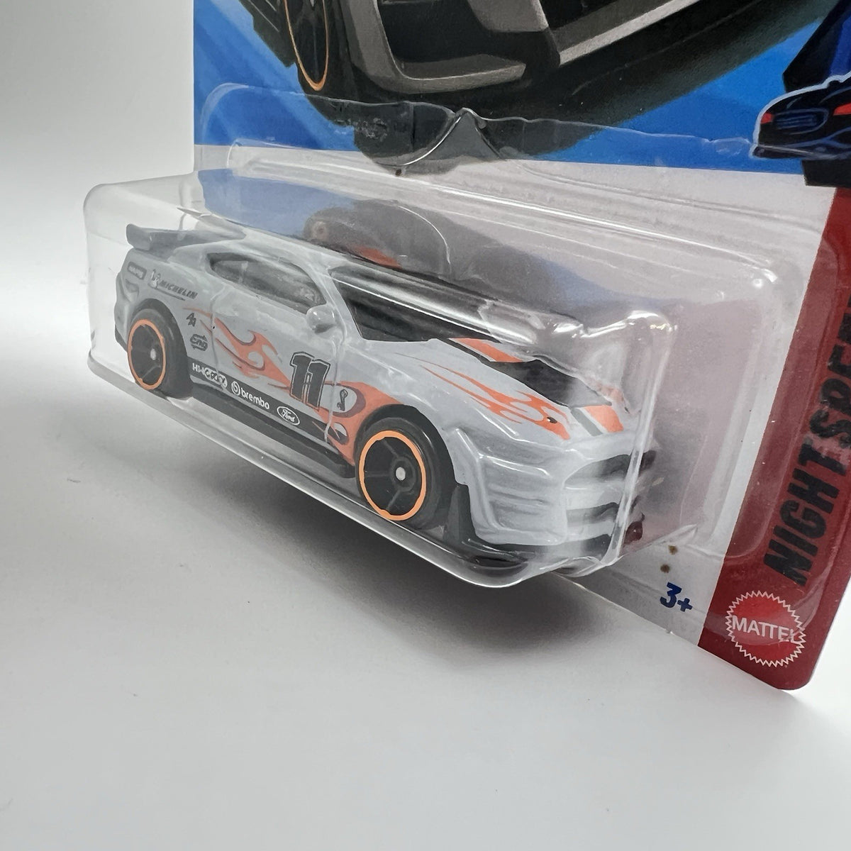Hot Wheels- 2020 Ford Mustang Shelby GT500 Gray 2/250,Night Speed 2025