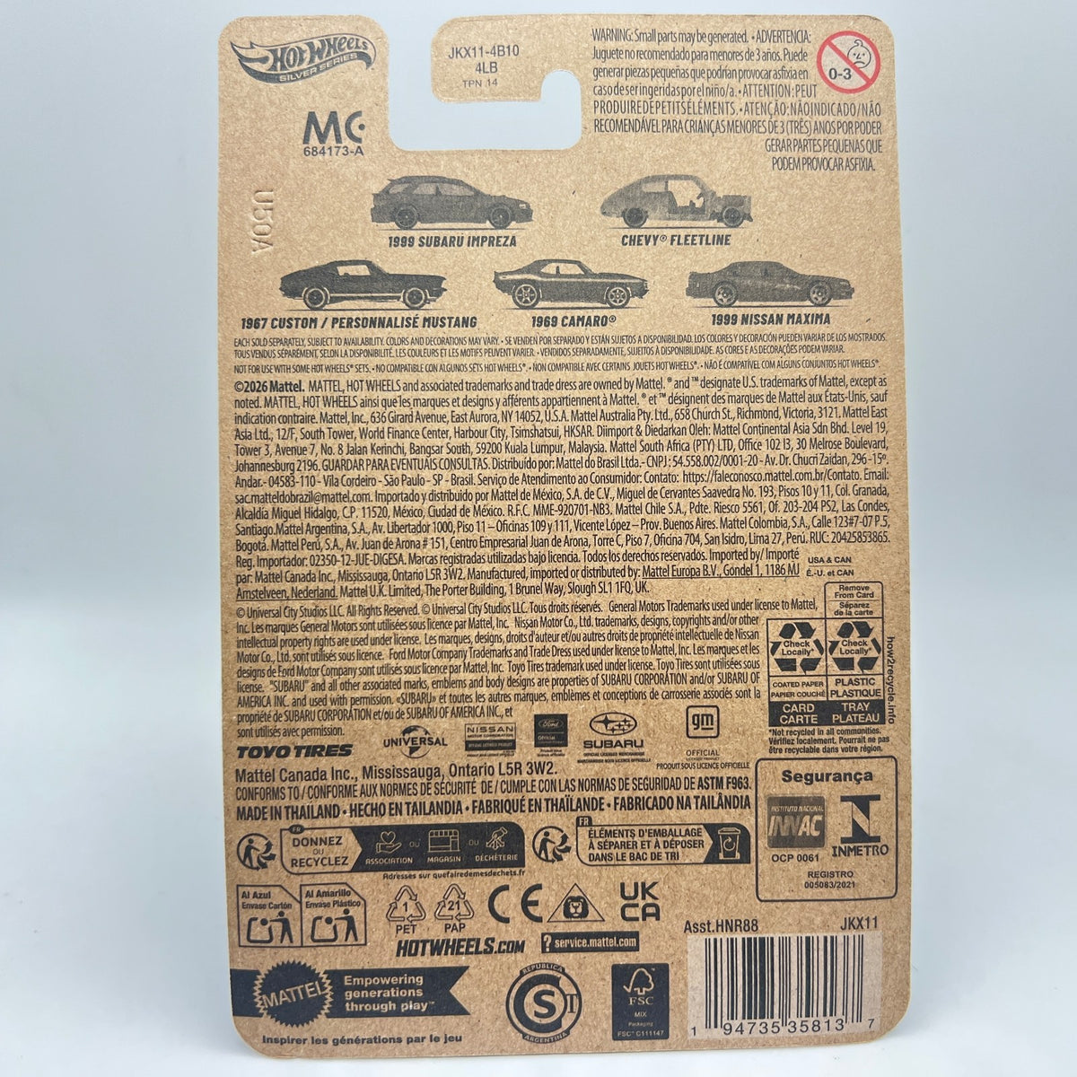 Hot Wheels Silver Series Fast and Furious Chevy Fleetline 2/5 Raw Patina