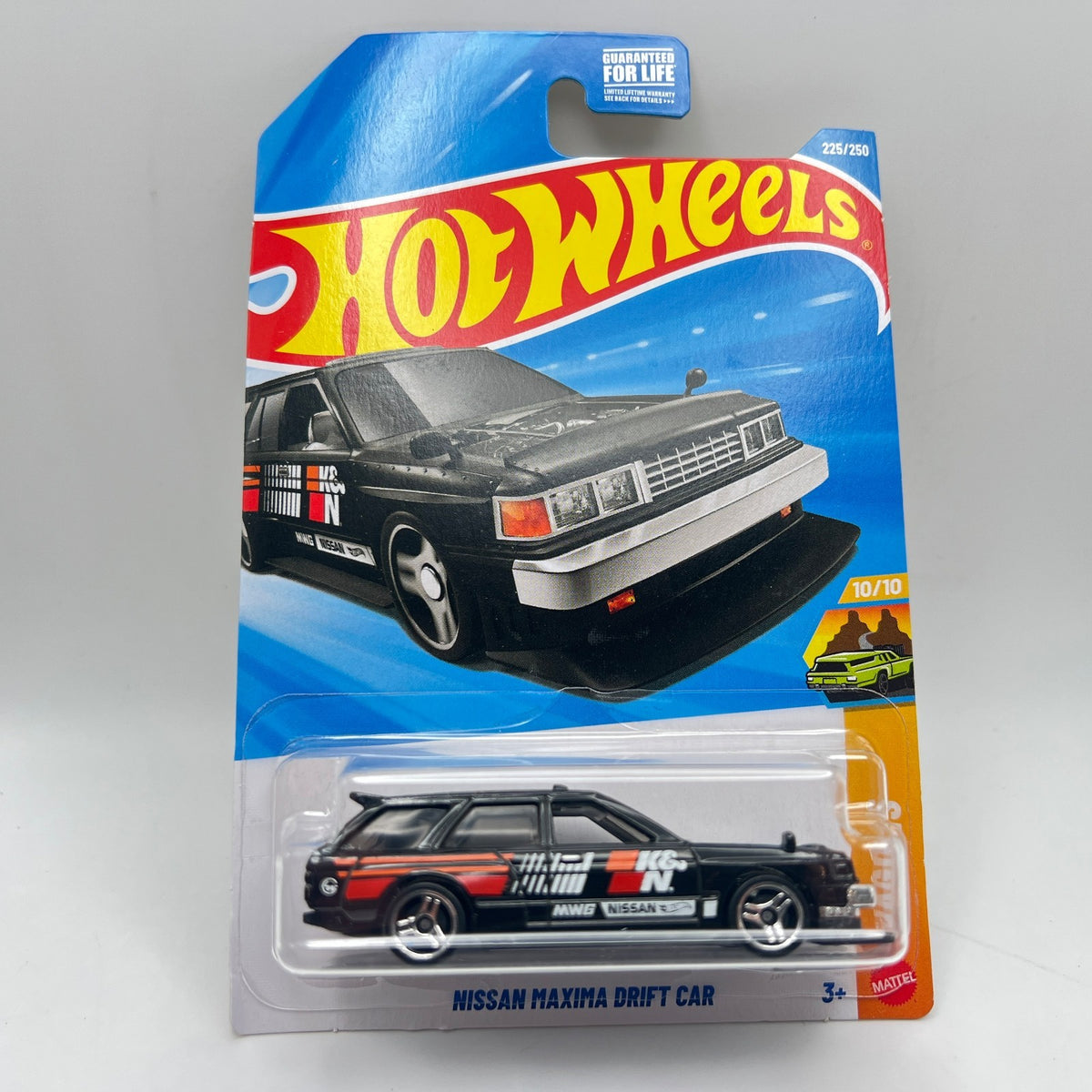 Hot Wheels Nissan Maxima Drift Car Black K&N Wagons 10/10 225/250 2026