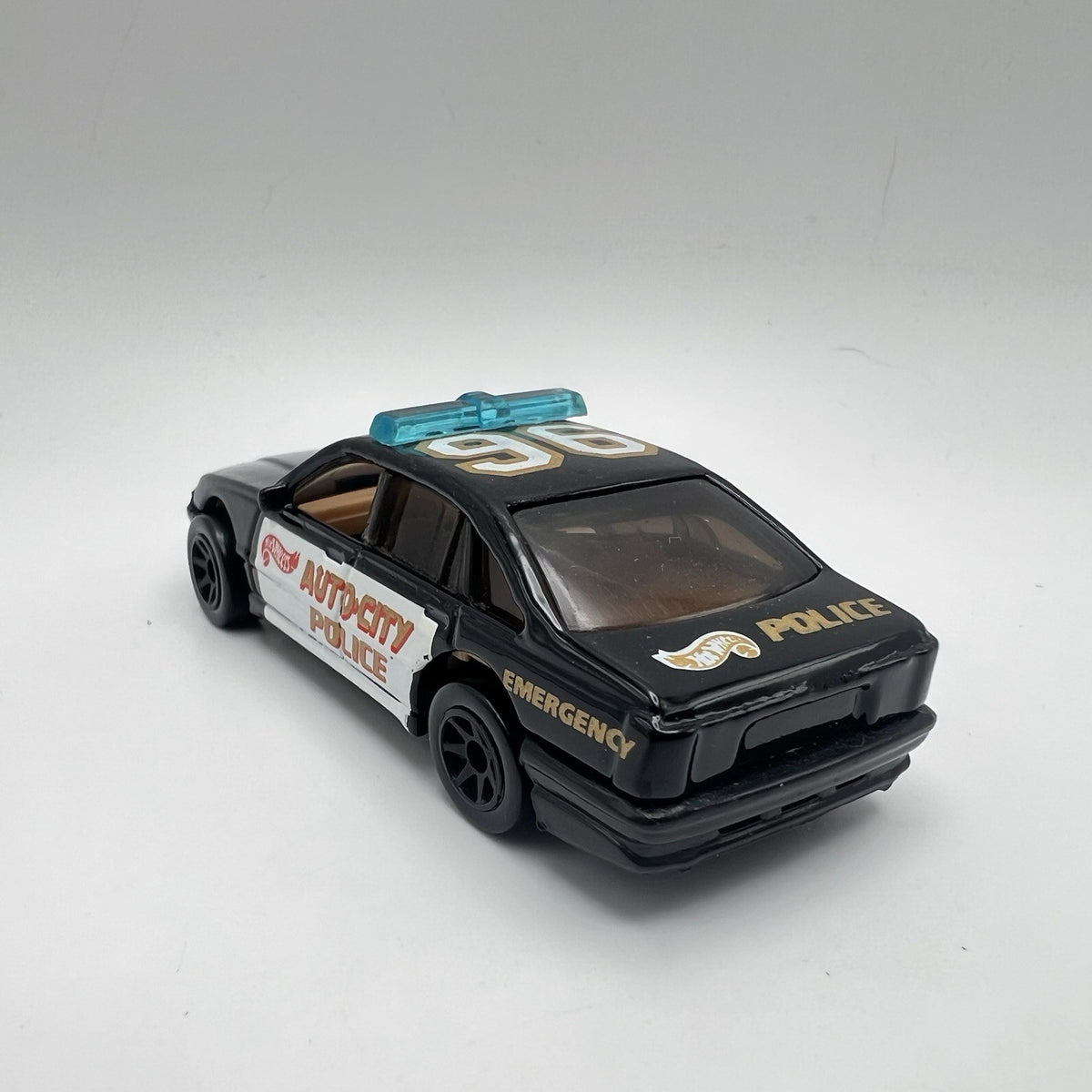 Hot Wheels Loose - Sheriff Patrol- Black 7 Spoke Hubs - Black | 163