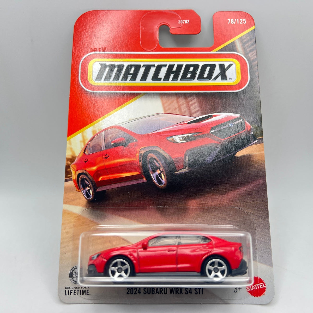 Matchbox 2024 Subaru WRX S4 STI Red 78/125 2026 Mainline 1:64 Diecast