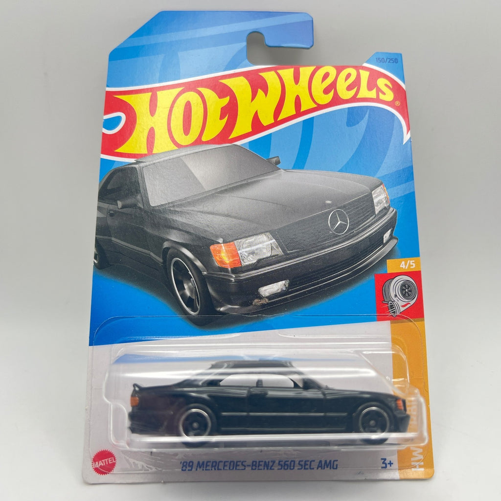 Hot Wheels '89 Mercedes-Benz 560 SEC AMG Lot of 3 Blue 186 Red 82 Black 150/250