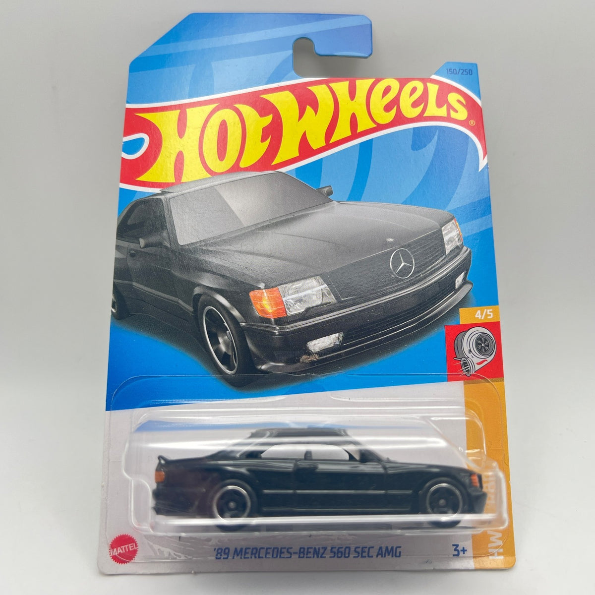 Hot Wheels '89 Mercedes-Benz 560 SEC AMG Lot of 3 Blue 186 Red 82 Black 150/250