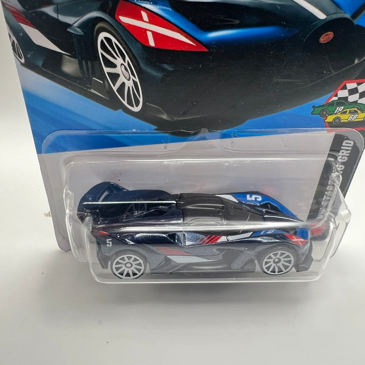Hot Wheels Bugatti Bolide 50/250 HW Starting Grid 4/10 Navy Blue 1:64