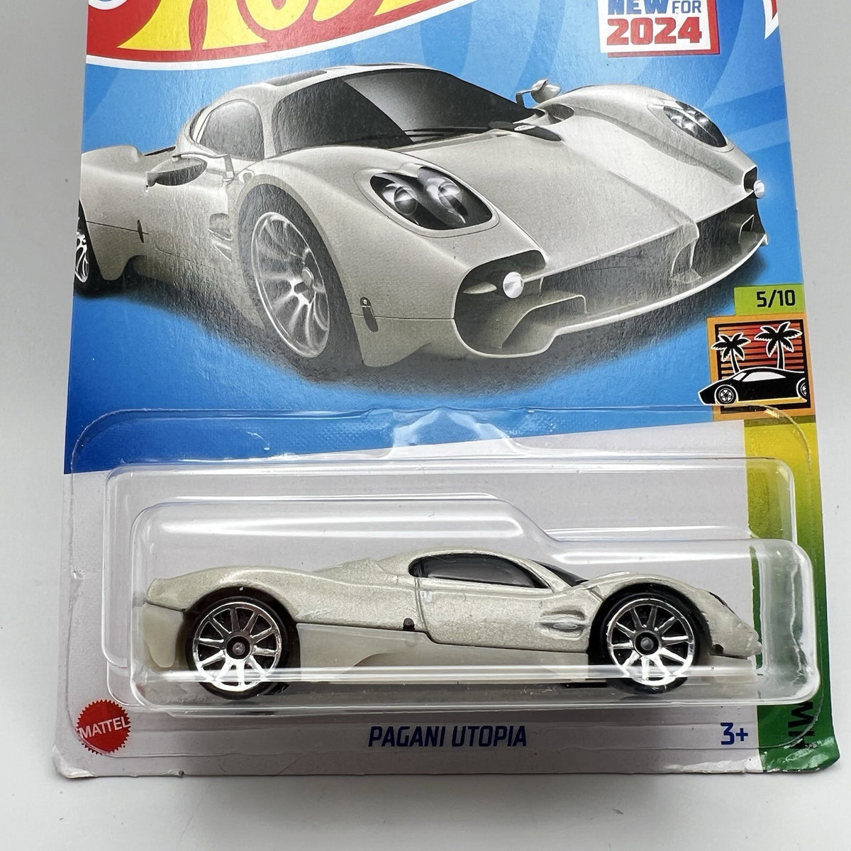 Hot Wheels Pagani Utopia Grey #205 Mainlines 2024 ∣ Diecast New Car Collect