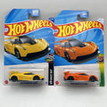 LOT OF 2 -  HOT WHEELS 2020 KOENIGSEGG JESKO -  COLOR VARIANTS Yellow And Orange