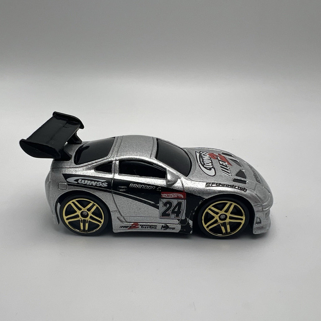 2004 Hot Wheels 1/64 Scale First Editions #8 Loose Silver Tooned Toyota Supra