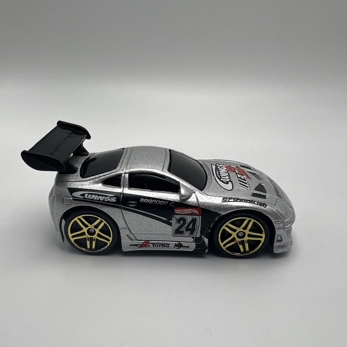 2004 Hot Wheels 1/64 Scale First Editions #8 Loose Silver Tooned Toyota Supra