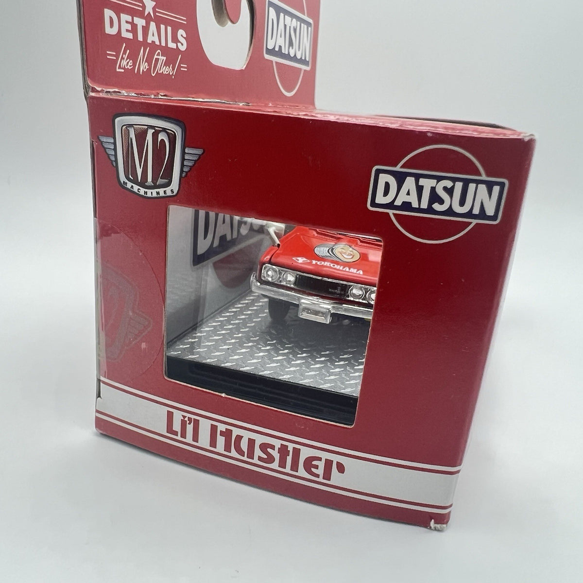 1/64 M2 1978 DATSUN PICKUP TRUCK LI'L HUSTLER YOKOHAMA TOW TRUCK