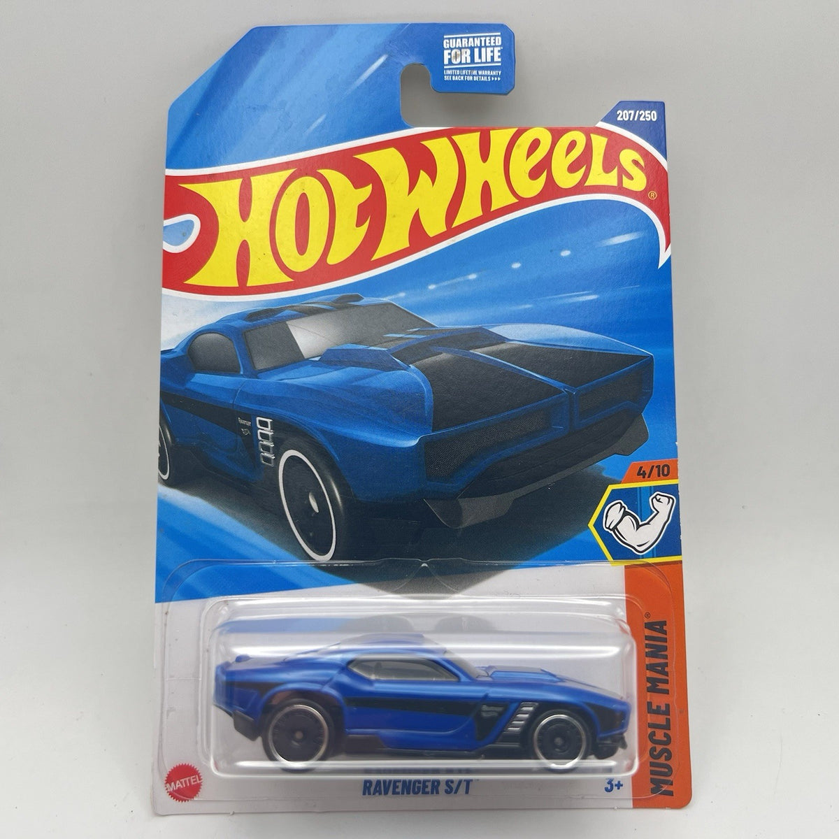 2025 Hot Wheels Ravenger S/T 207/250 Blue Muscle Mania 4/10