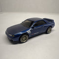 Hot Wheels Nissan Skyline GT-R R32 Dark Blue With Real Riders