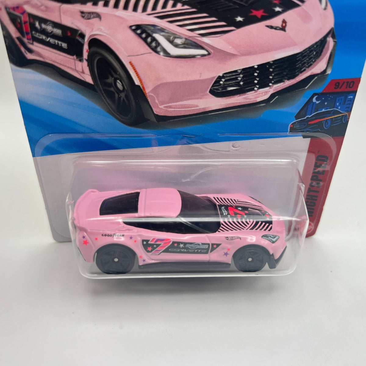 Hot Wheels Nightspeed 9/10 Corvette C7 Z06 113/250 Pink