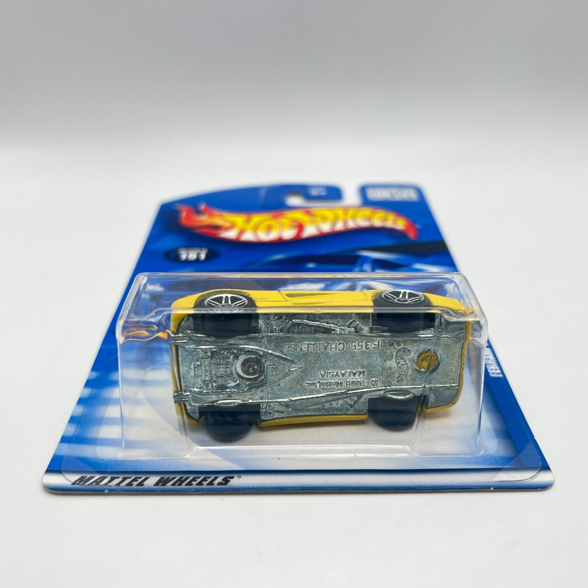 Hot Wheels Ferrari F355 Yellow #191 2001 The Vault