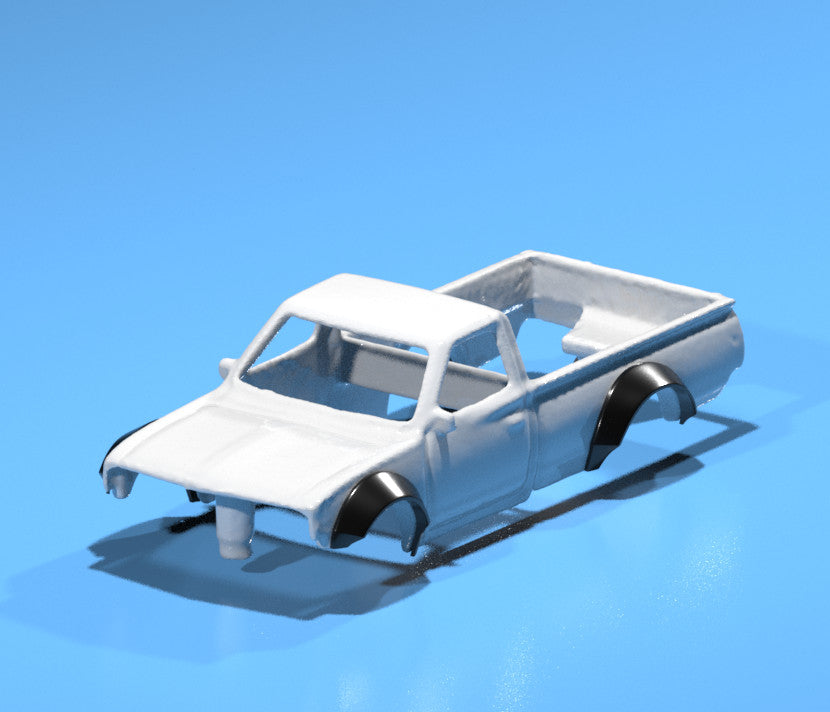 Wide Fender Kit for Hot Wheels Datsun 620 – Resin - 3d Printed