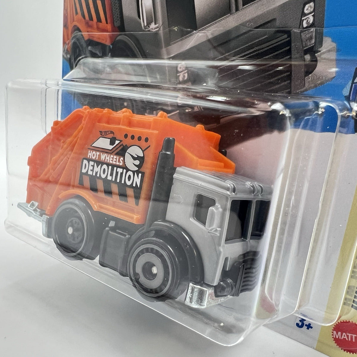 Hot Wheels Total Disposal Orange Gray Diecast Garbage Truck Treasure Hunt 2026