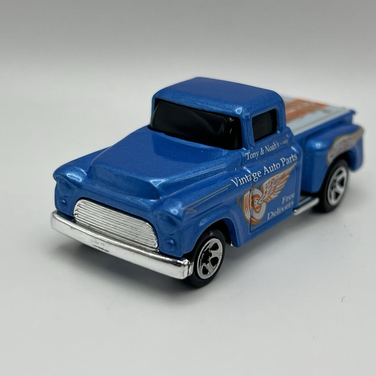 hot wheels diecast 1956 chevy truck. Tony and Noah's Vintage Auto Parts