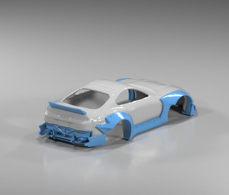 Rocket Bunny V1 Wide Body Kit for Hot Wheels Toyota Supra - Resin - 3d Printed