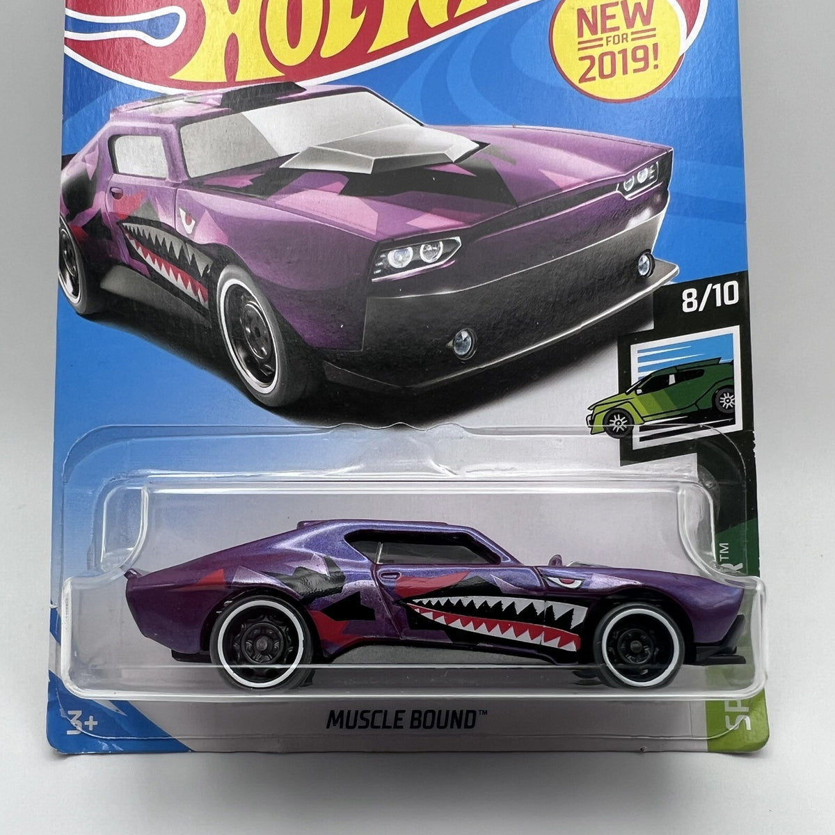 Hot Wheels Speed Blur Muscle Bound Purple Diecast 8/10 87/250 Model Toy Car
