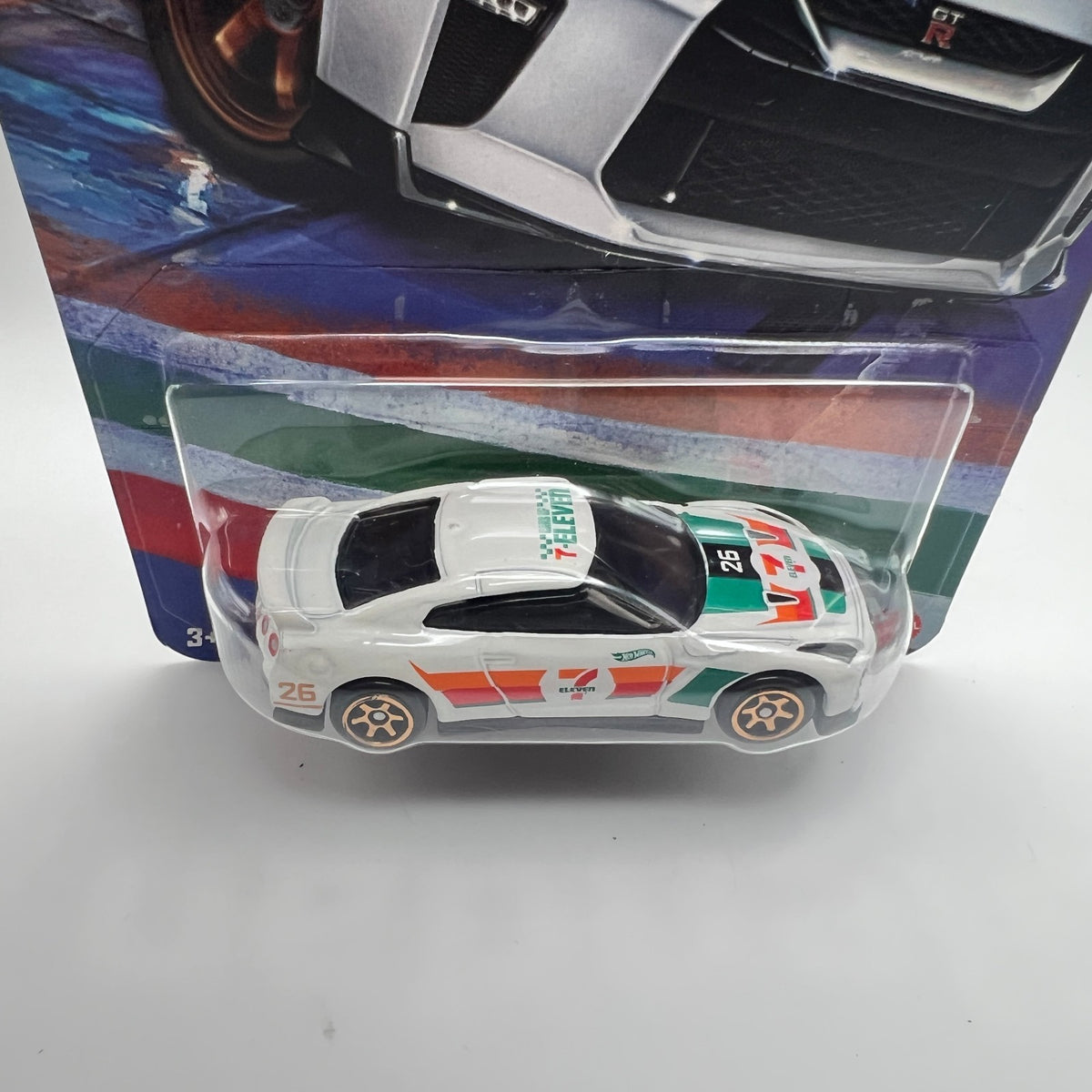 Hot Wheels Silver Series 2017 Nissan GT-R (R35), New for 2026, 7 Eleven