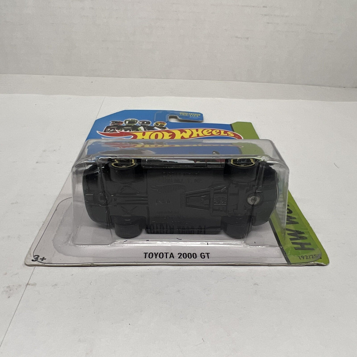 2014 HOT WHEELS BLACK TOYOTA 2000 GT, HW WORKSHOP / ALL STARS, HW #192/250, VHTF