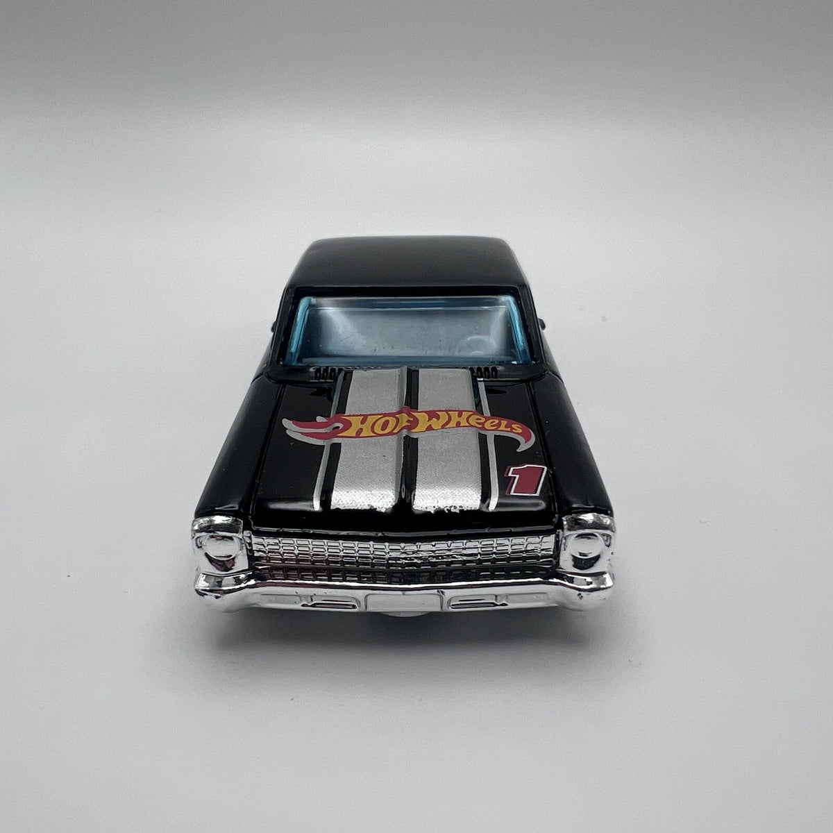 Hot Wheels '66 Nova Black Chevy Chevrolet Toy Car Team Tampo Malaysia