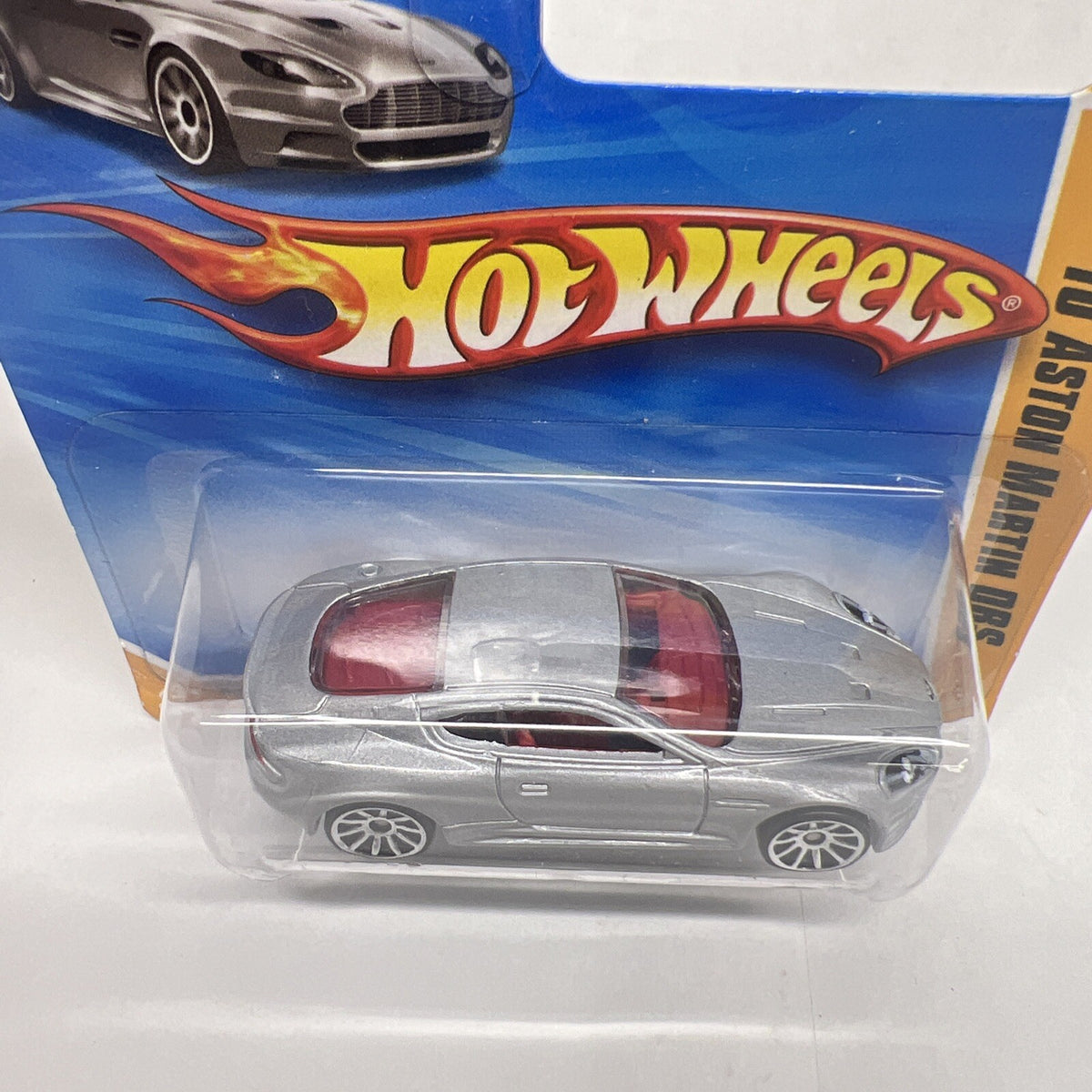 Hot Wheels HW Premiere 2010 Aston Martin DBS Silver #52/214 Short Card