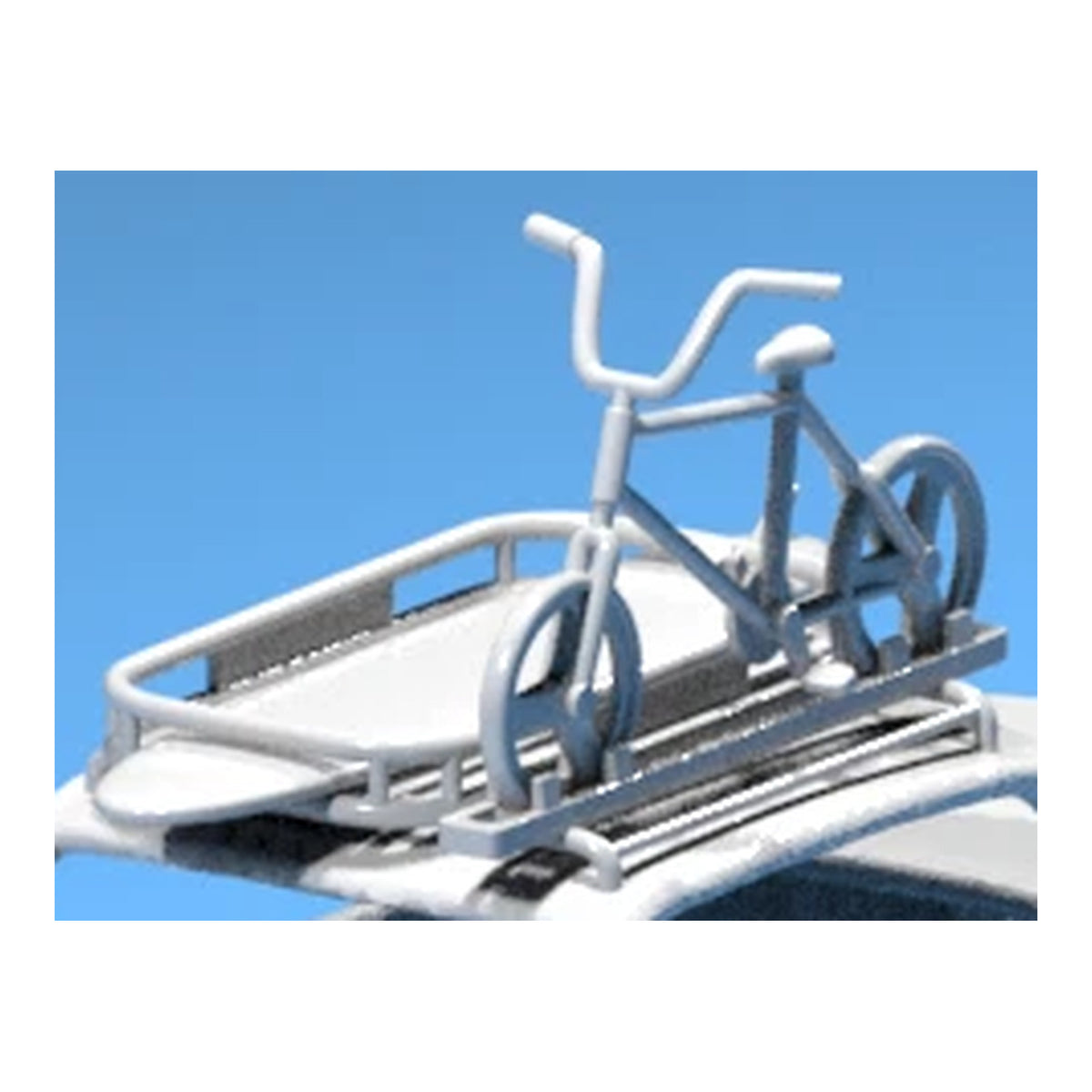 1/64 Roof Rack With Bike and Surfboard