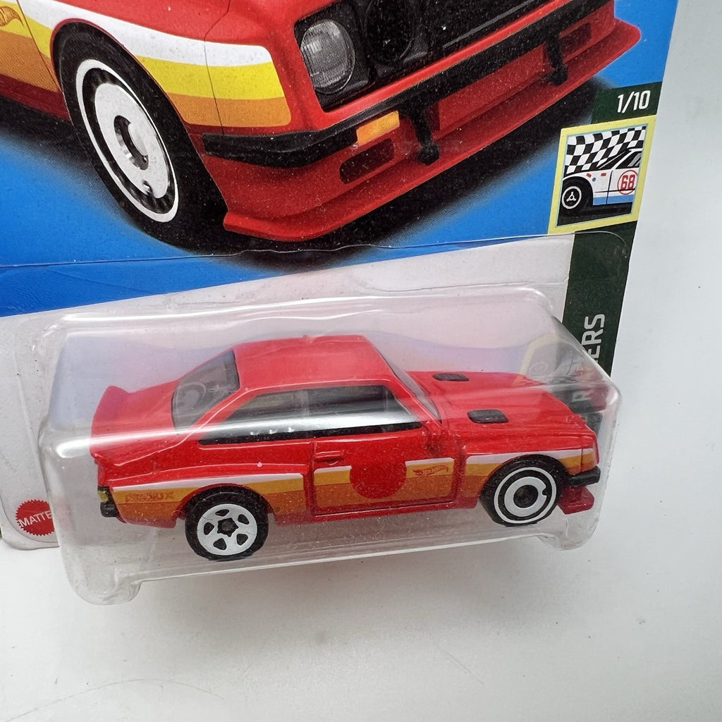 LOT OF 2 - 2023 HOT WHEELS FORD ESCORT RS2000 RETRO RACERS BOTH COLOR VARIANTS