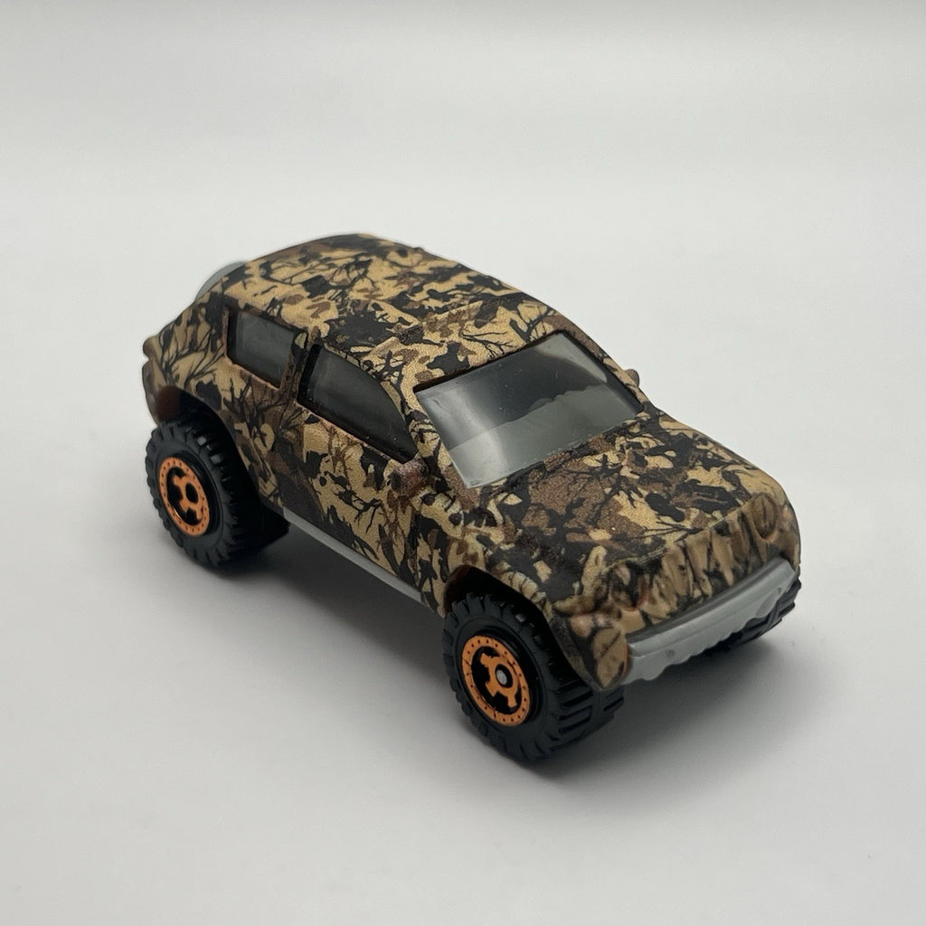 2017 MATCHBOX JEEP COMPASS BROWN CAMO CAMOFLAGE 1:59 DIECAST 2 7/8" SUV