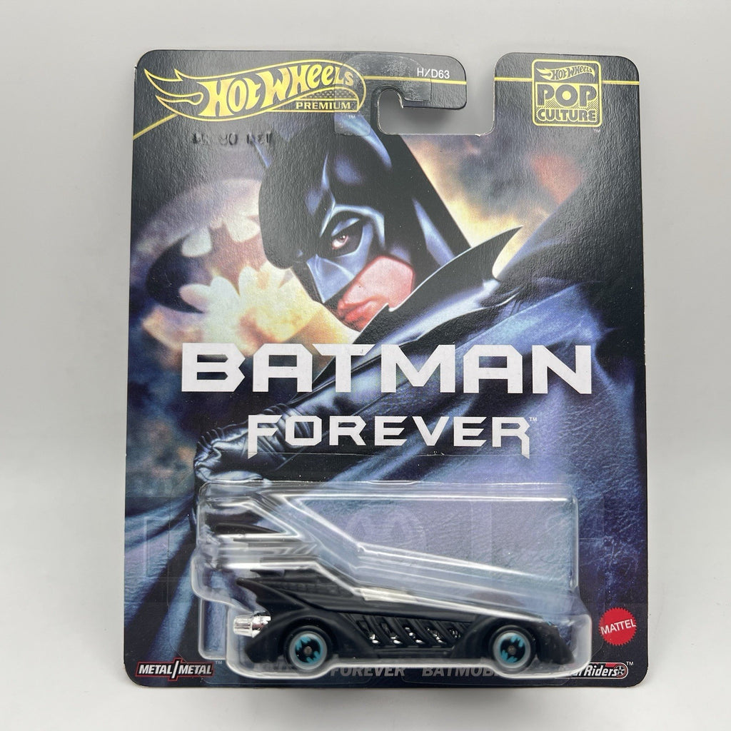 2024 Hot Wheels Premium Pop Culture Batman Forever Batmobile Real Riders Metal