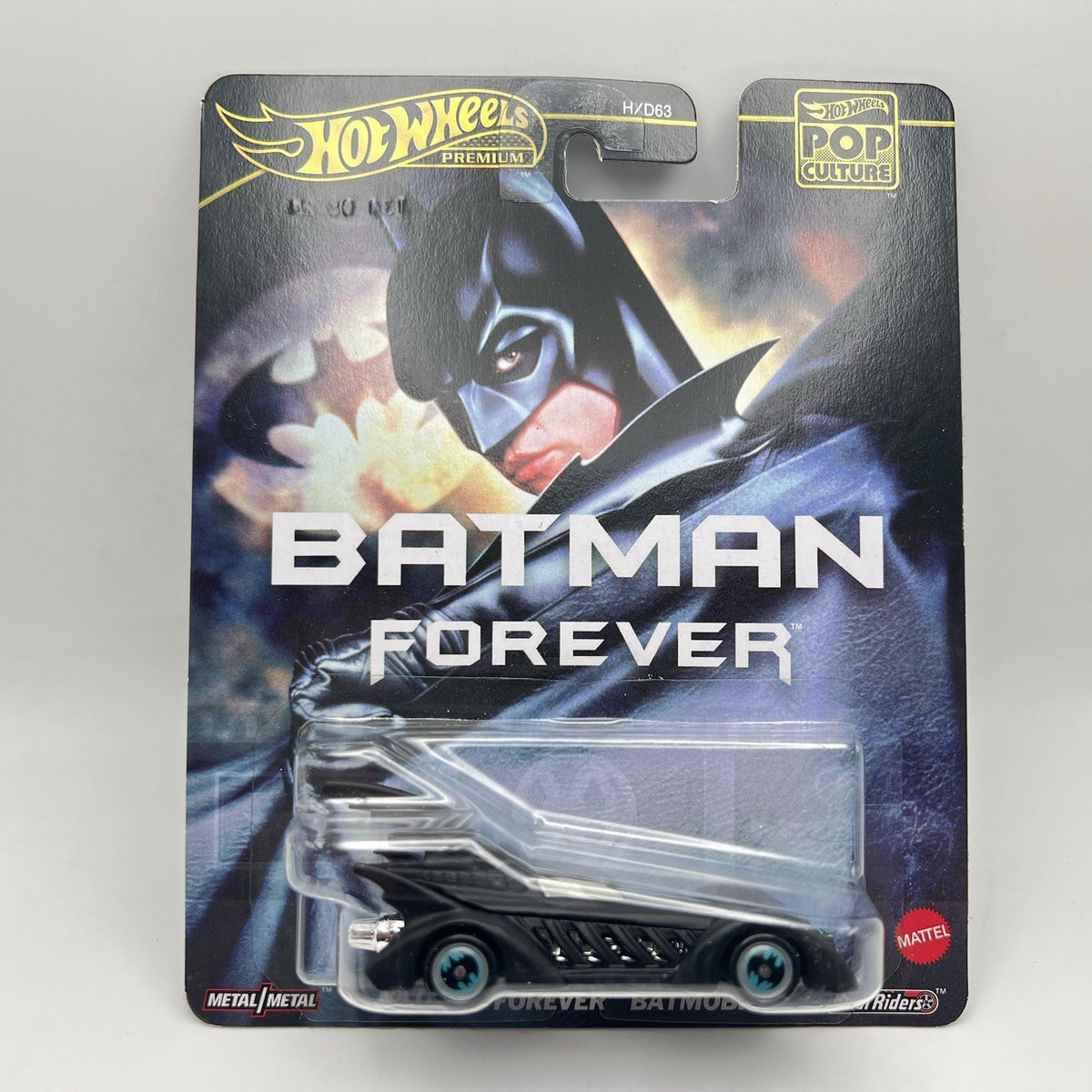 2024 Hot Wheels Premium Pop Culture Batman Forever Batmobile Real Riders Metal