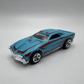 2016 Hot Wheels Target Retro Heritage Series GT-03 Teal w/Chrome 5 Spoke Wheels
