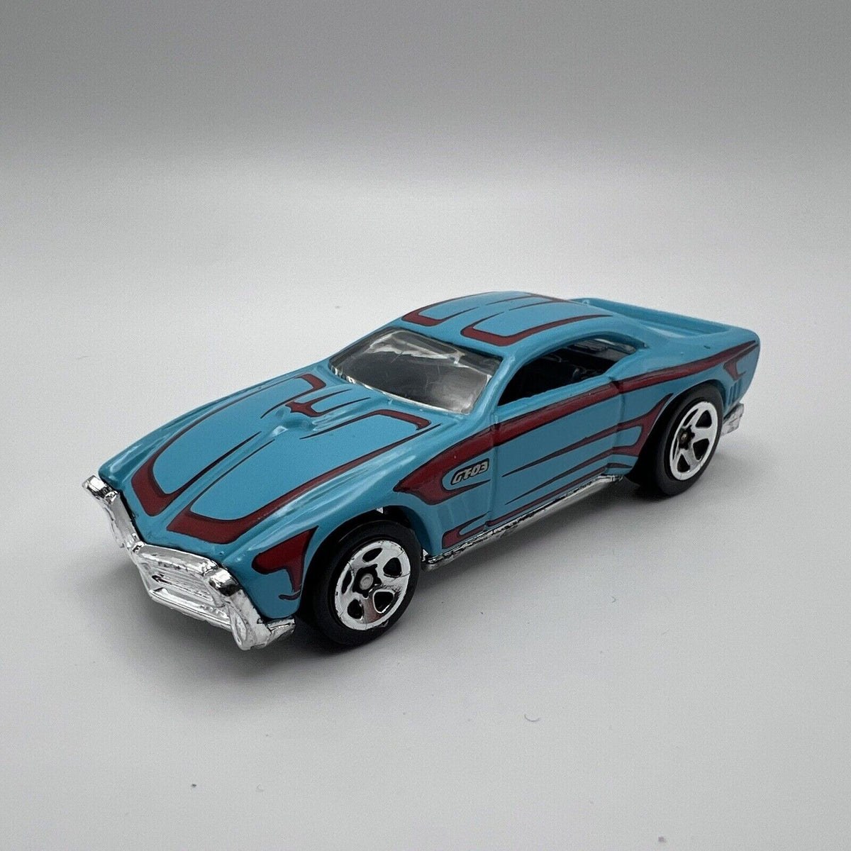 2016 Hot Wheels Target Retro Heritage Series GT-03 Teal w/Chrome 5 Spoke Wheels